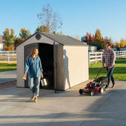 8 Ft. W X 10 Ft. D Resin Outdoor Storage Shed 71.7 Sq. Ft.